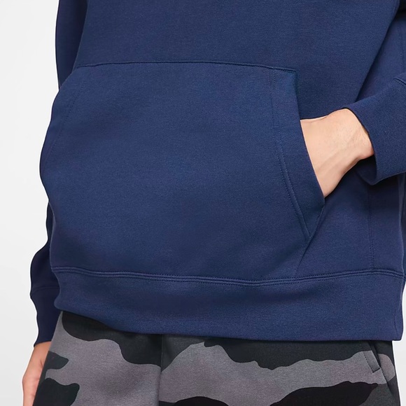 LAST CHANCE ❤️ Men’s Women’s Nike Fleece Pullover Hoodie Midnight Navy/Midnight - Picture 8 of 10